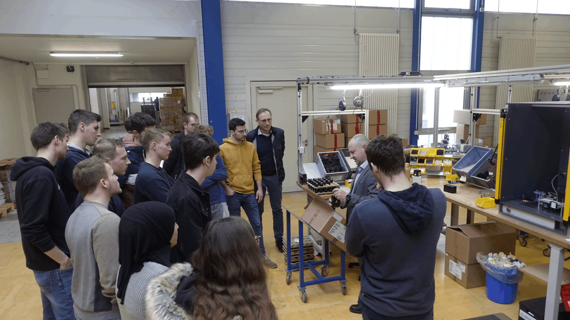 Students from Aalen University visit STEGO 04.2023
