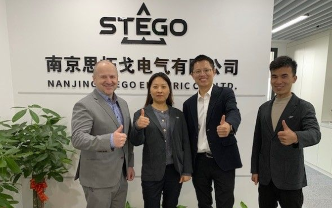 STEGO Niederlassungseröffnung in Nanjing, China. Dezember 2024.