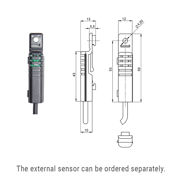 DCR030-DCR130-drawing-external-sensor