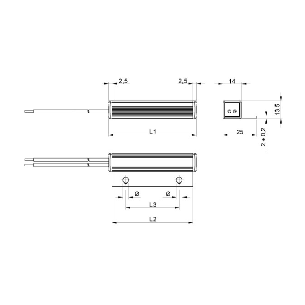 rc016-2-flat-enclosure-heater-technical-drawing